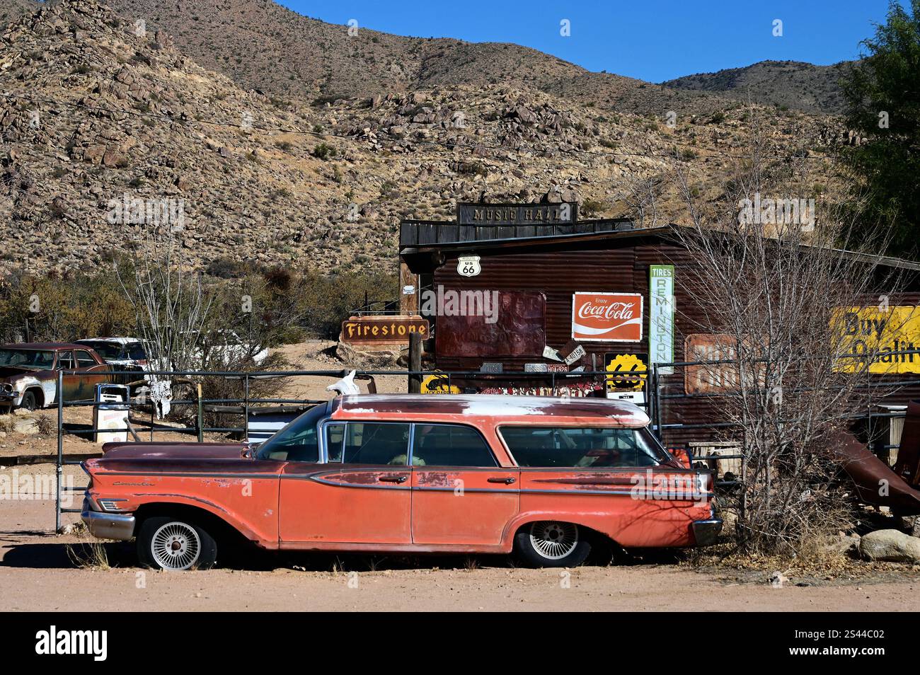 Hackberry General Store, Route 66 Museum, Arizona, USA Stockfoto