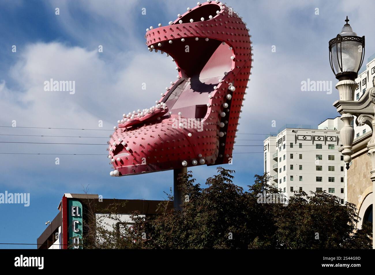 Großer roter Schuh, Las Vegas, Nevada, USA Stockfoto