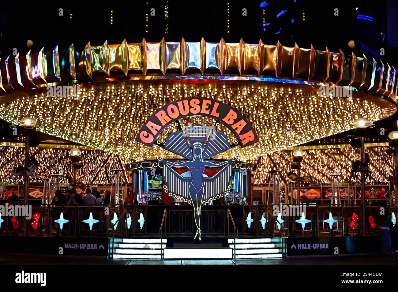 Carusel Bar, Hotel & Casino Plaza, Las Vegas, Nevada, USA Stockfoto