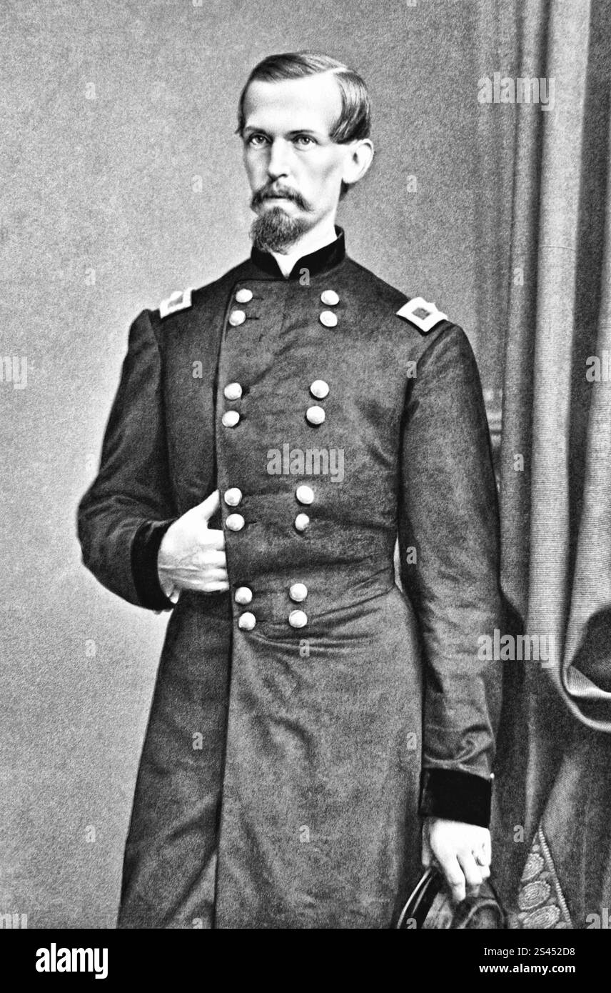 Michael Corcoran (* 21. September 1827 bis 22. Dezember 1863), das einzige Kind von Thomas Corcoran und Mary McDonagh, war ein irischer Immigrant, der während des Amerikanischen Bürgerkriegs in der Armee der Union diente. Stockfoto