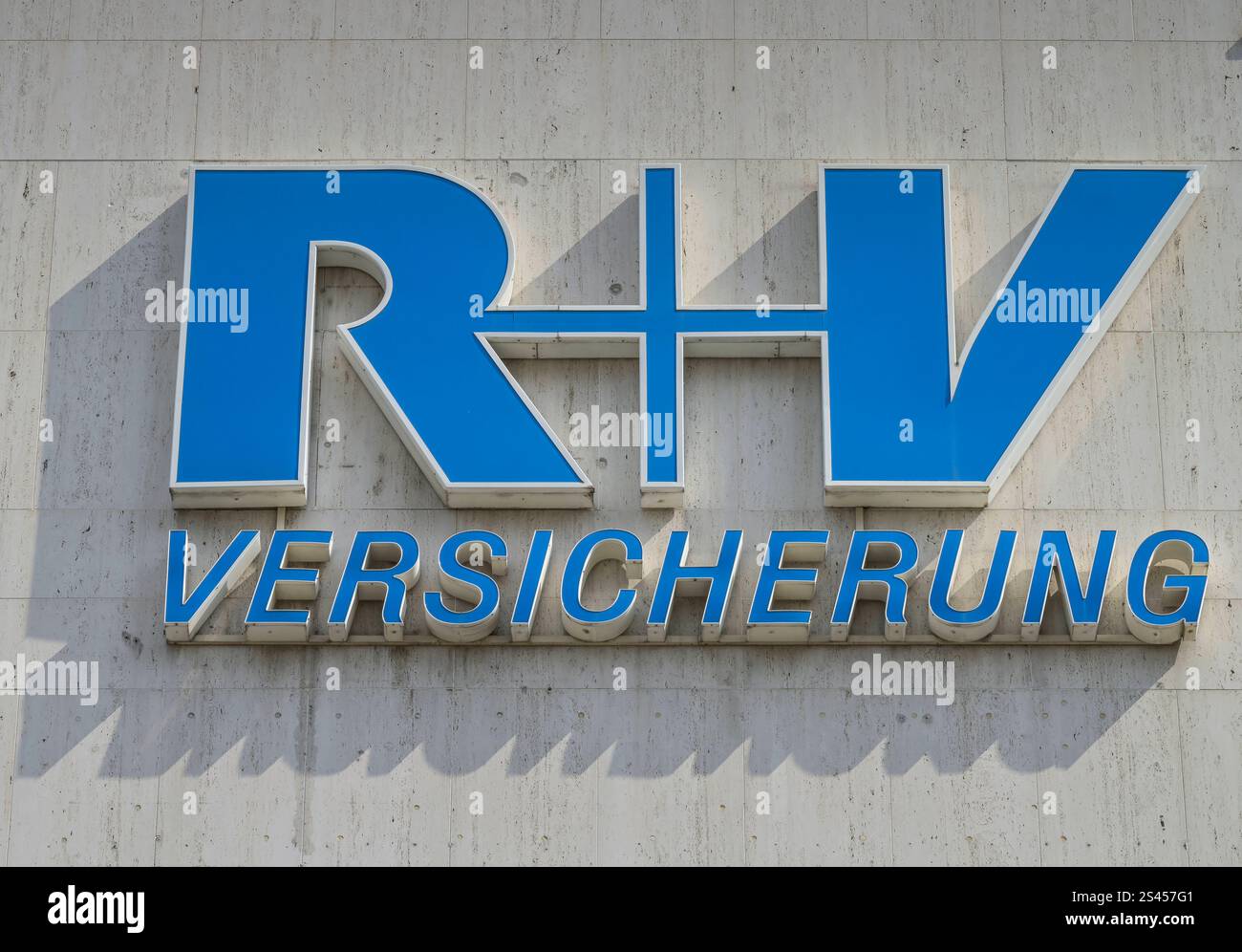 Logo RV Versicherung, Stuttgart, Baden-Württemberg, Deutschland *** Logo RV Versicherung, Stuttgart, Baden Württemberg, Deutschland Stockfoto