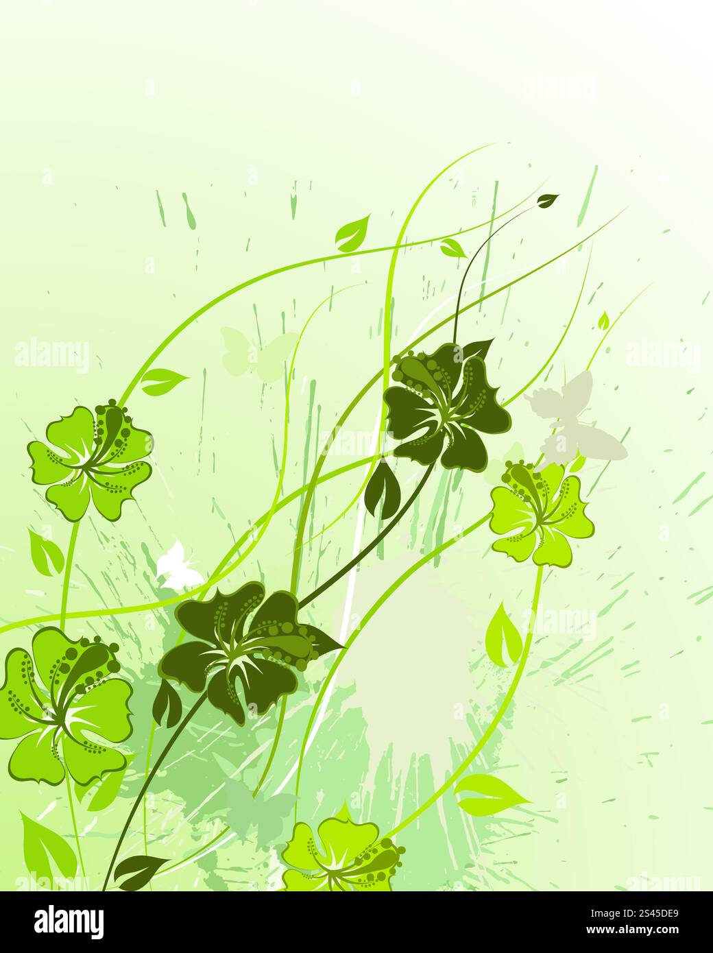 Abstrakte florale Vektor Hintergrund Design einsetzbar Stock Vektor