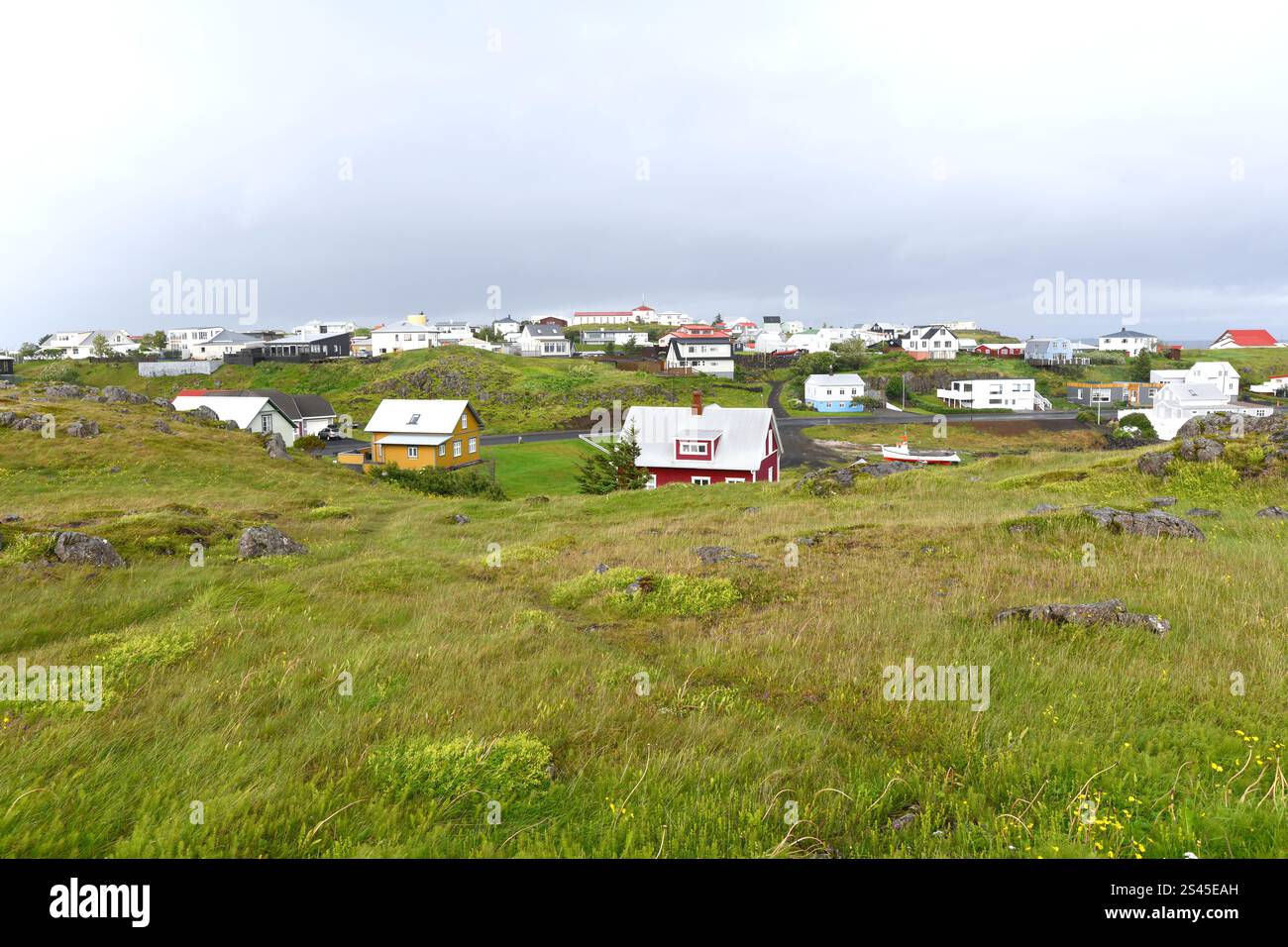 Stykkisholmur oder Stykkiholmsbaer. Region Vesturland, Halbinsel Snaefellsnes, Island. Stockfoto