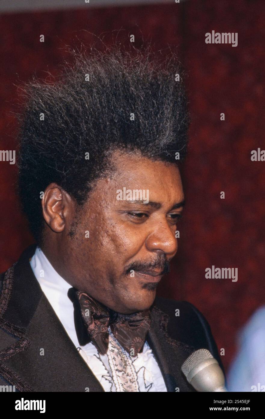 Don King, Förderer Waldorf-Astoria, New York von Bernard Gotfryd (1924-2016). Stockfoto