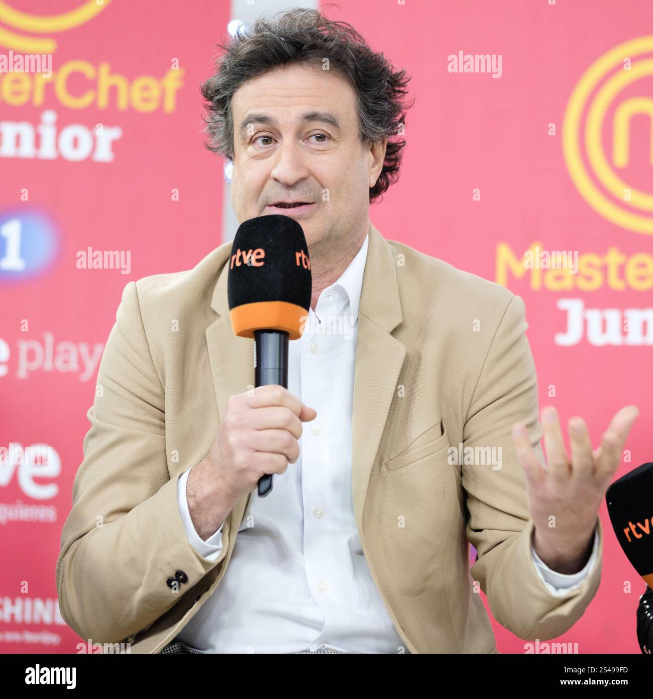 'Masterchef Junior' 11. Ausgabe TV Show Präsentation in Madrid mit: Pepe Rodríguez Wo: Madrid, Spanien Wann: 10 Dez 2024 Credit: Oscar Gonzalez/WENN Stockfoto