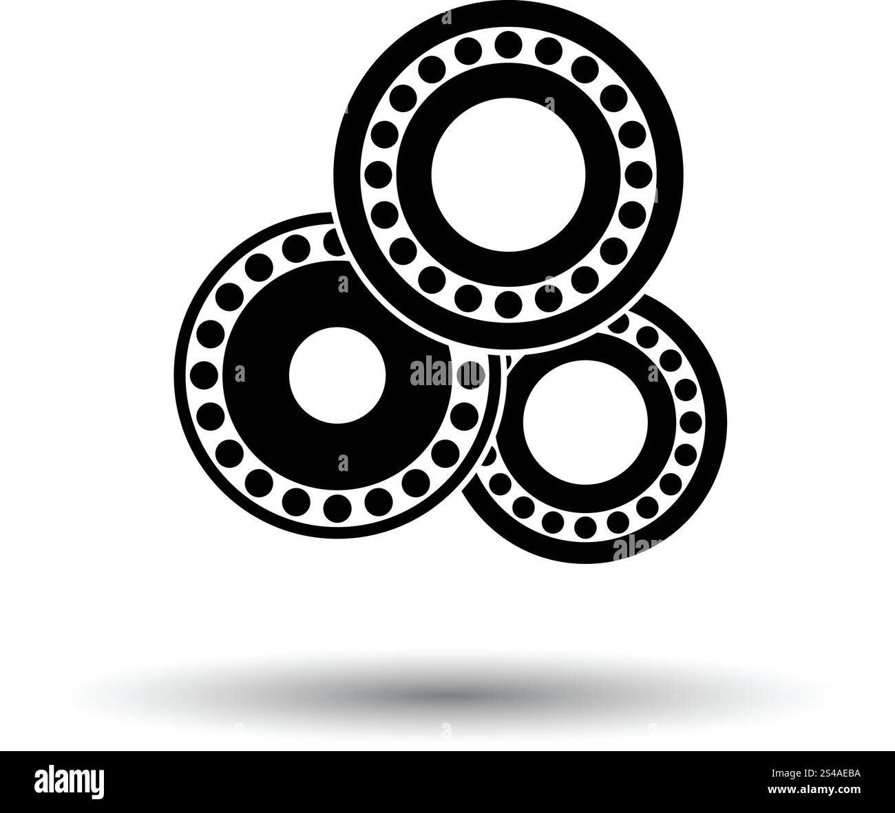 Lager-Symbol. Weißen Hintergrund mit Schatten Design. Vektor-Illustration. Stock Vektor