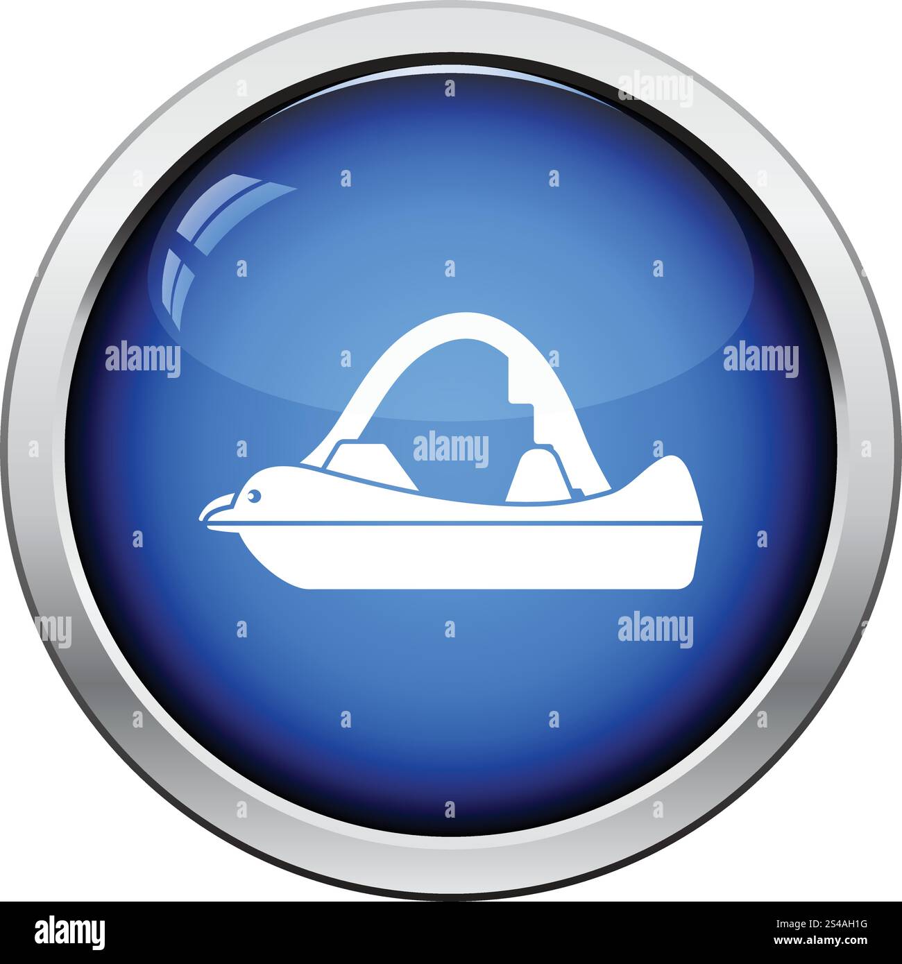 Symbol. Glänzende Knopf-Design. Vektor-Illustration. Stock Vektor