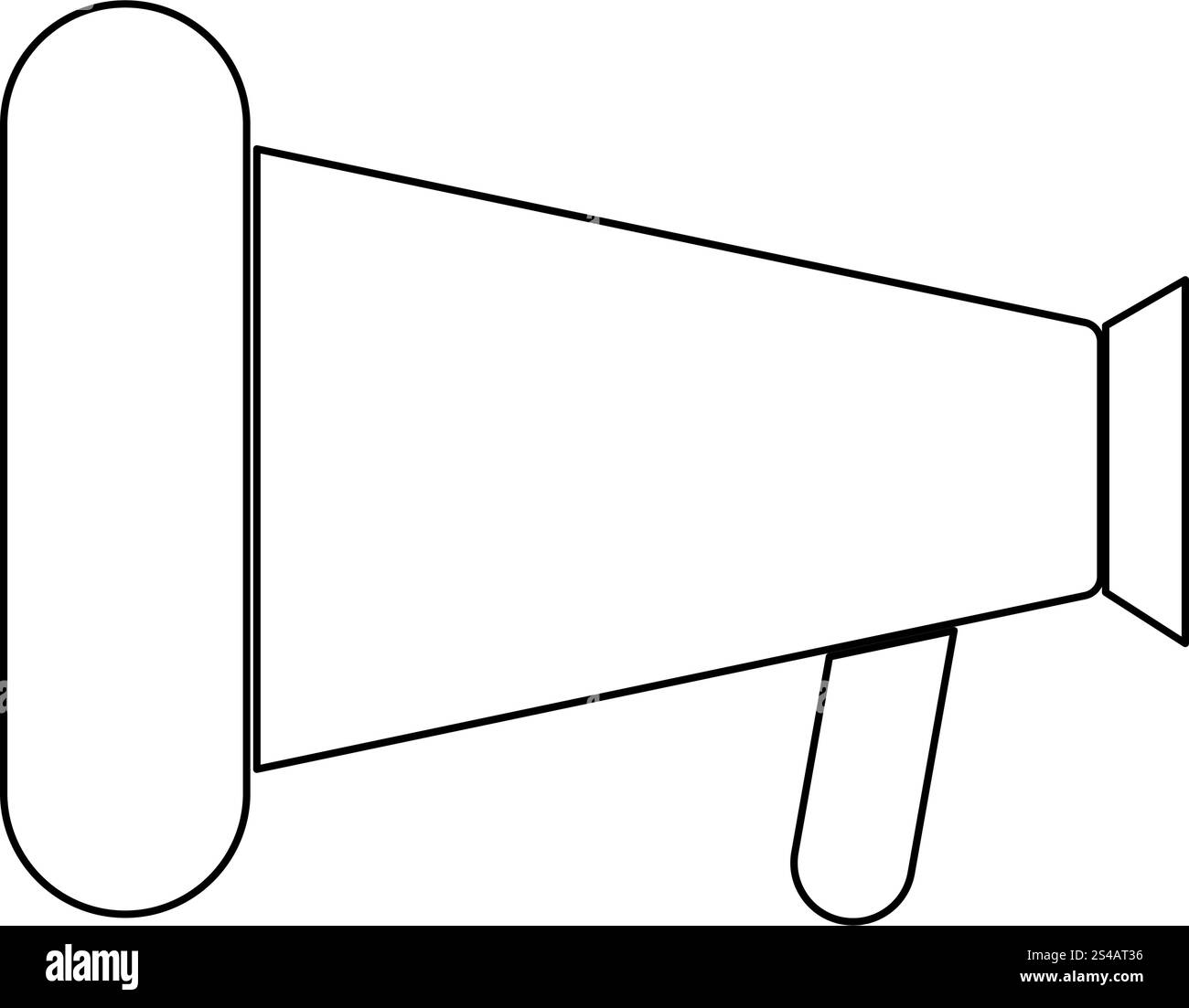 Lautsprecher oder Megaphon-Symbol .. Lautsprecher oder Megaphon-Symbol . Stock Vektor