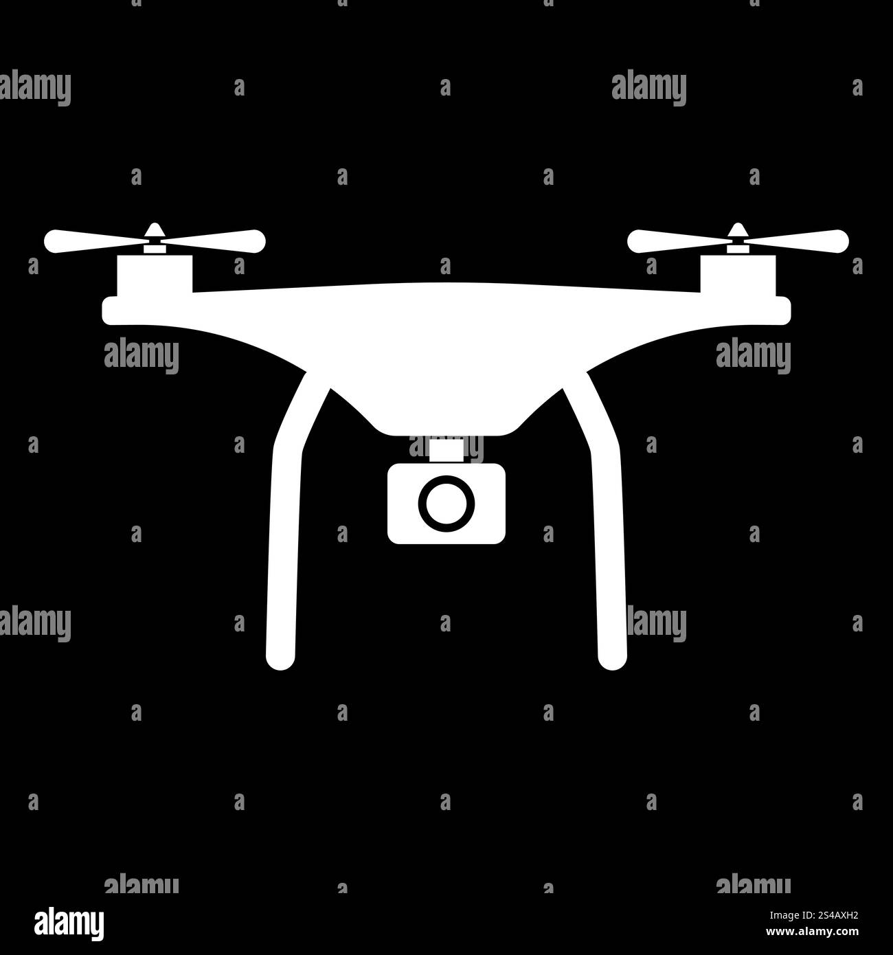 Drohnen-Symbol .. Drohnen-Symbol . Stock Vektor