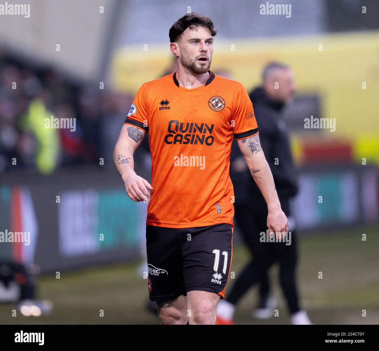 PAISLEY, SCHOTTLAND - 11. JANUAR: William Ferry von Dundee United im SMiSA Stadium am 11. Januar 2025 in Paisley, Schottland. (Foto: Paul Byars / Alamy Live New Stockfoto