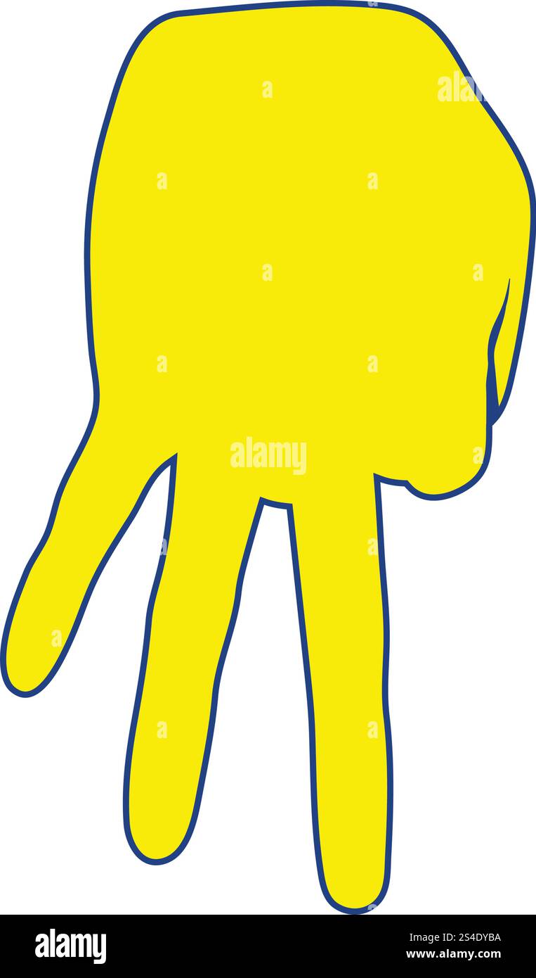 Baseball catcher Geste Symbol. Thin Line Design. Vector Illustration. Stock Vektor