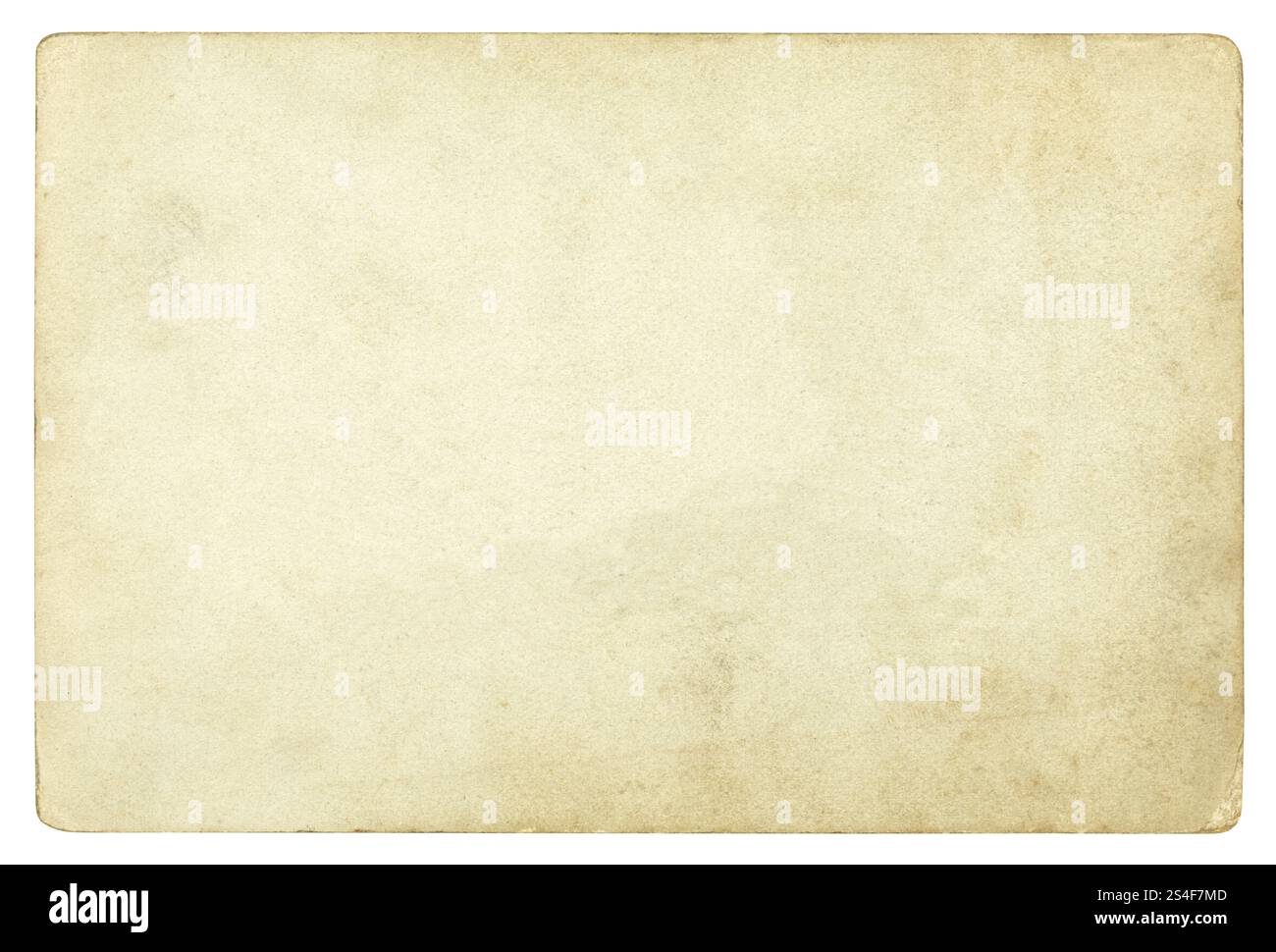 Vintage Papier Hintergrund isoliert - (clipping path enthalten) Stockfoto