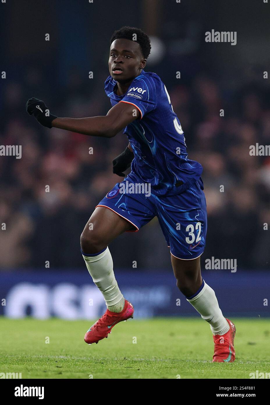 London, Großbritannien. Januar 2025. Tyrique George aus Chelsea während des FA Cup-Spiels in Stamford Bridge, London. Der Bildnachweis sollte lauten: Paul Terry/Sportimage Credit: Sportimage Ltd/Alamy Live News Stockfoto
