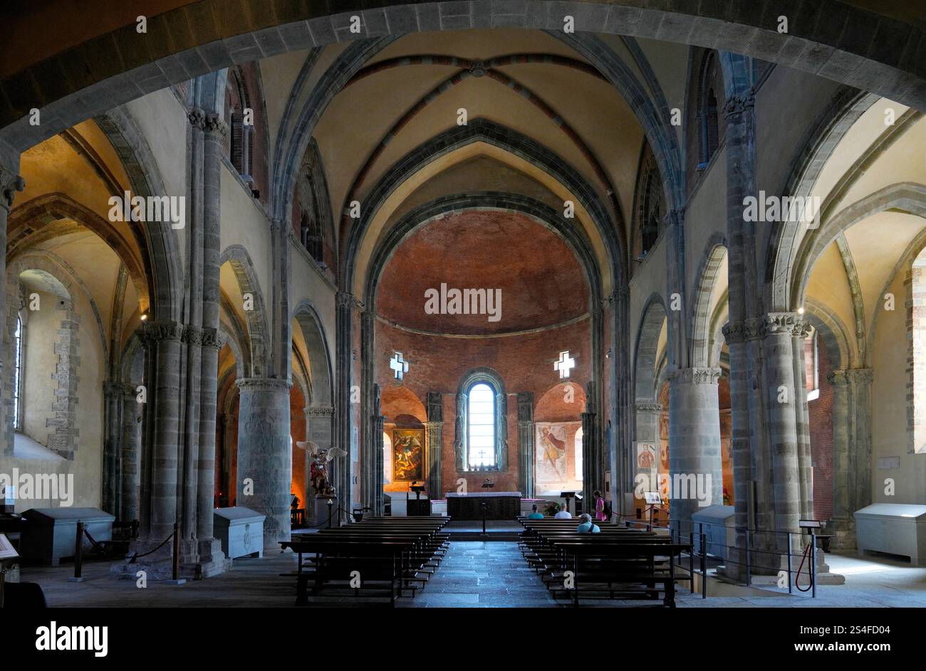 Sacra di San Michele, St. Michael's Abbey, Turin, Piemont, Italien Stockfoto