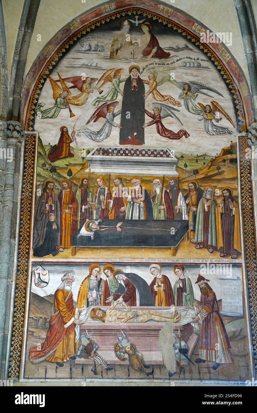 Sacra di San Michele, St. Michael's Abbey, Turin, Piemont, Italien Stockfoto