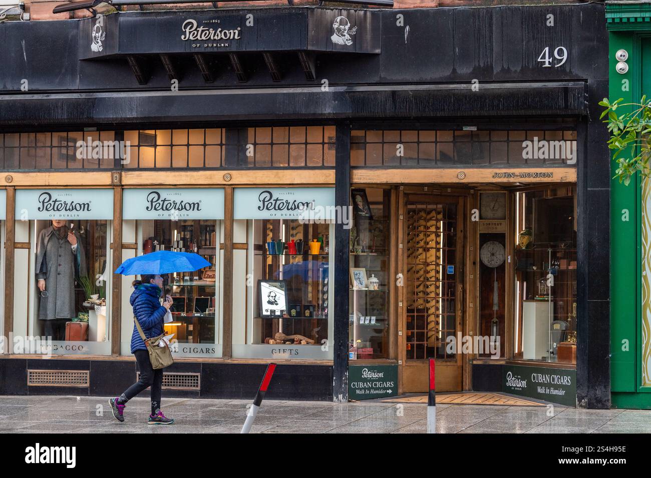 Peterson Tobacco Shop in Dublin, Irland. Stockfoto