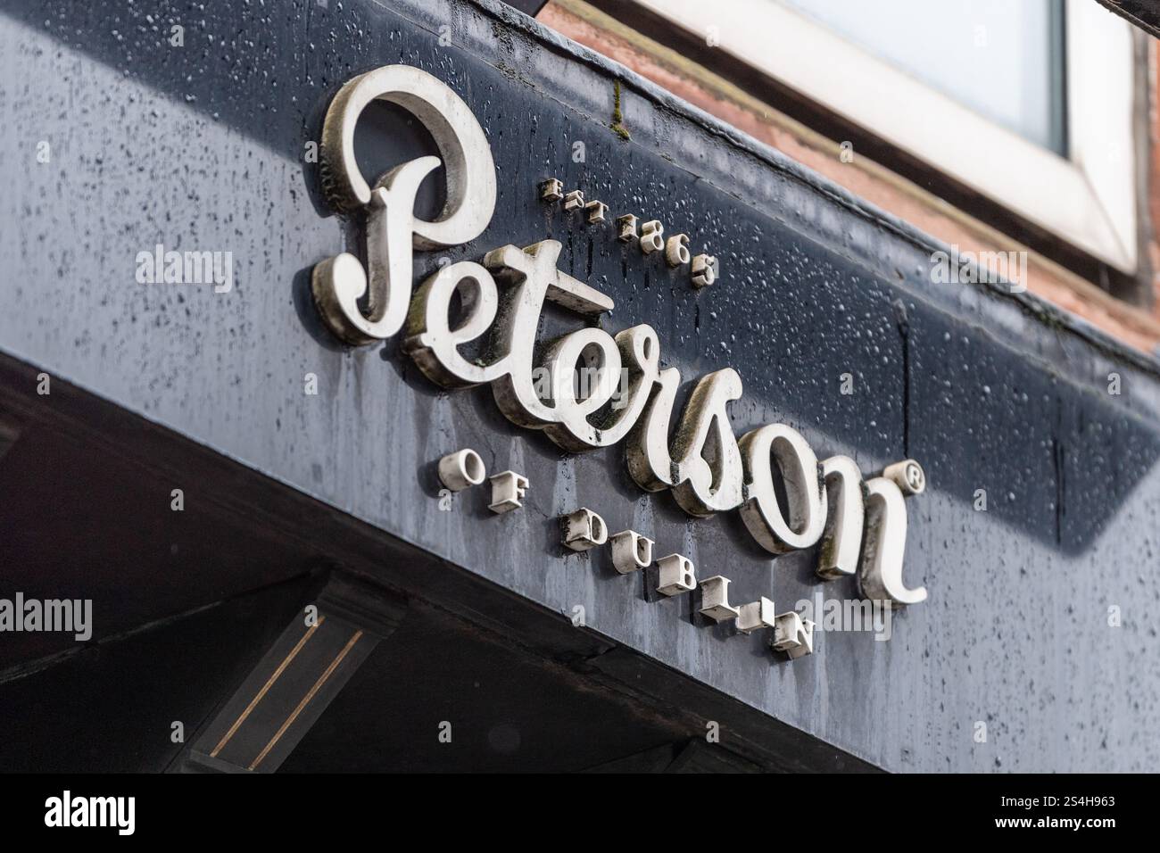 Peterson Tobacco Shop in Dublin, Irland. Stockfoto