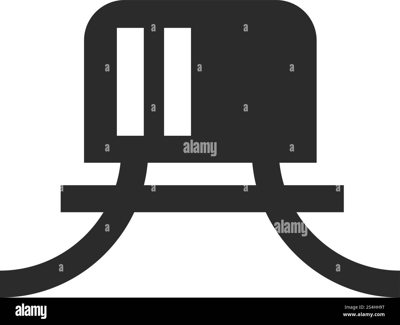 Symbol für Kunststoffflaschenabdeckung. Einfache Illustration des Vektorsymbols für Kunststoffflaschenabdeckung für Webdesign isoliert auf weißem Hintergrund. Symbol für Kunststoffflaschenabdeckung, einfacher Stil Stock Vektor