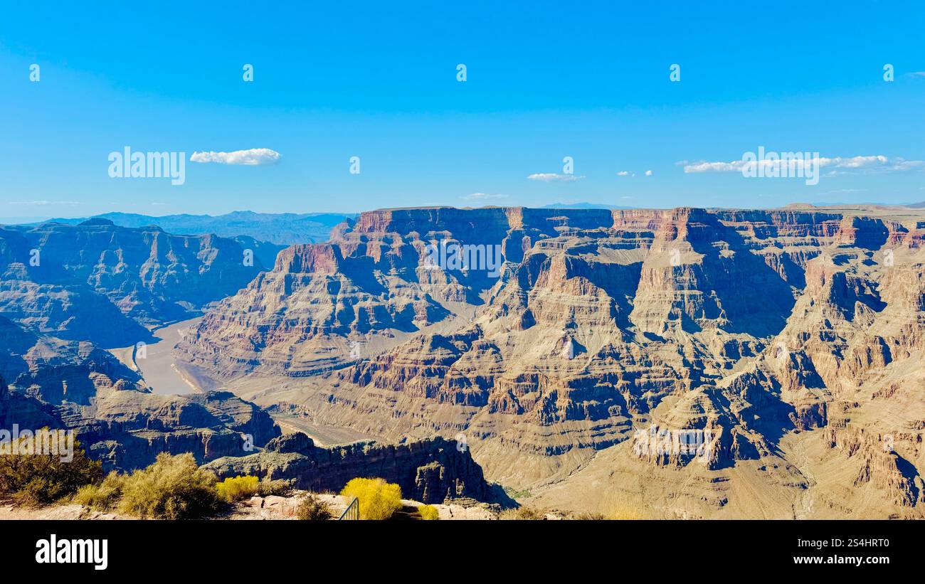 West Rim Grand Canyon, Arizona, USA - Smartphone-aufgenommenes Stockfoto