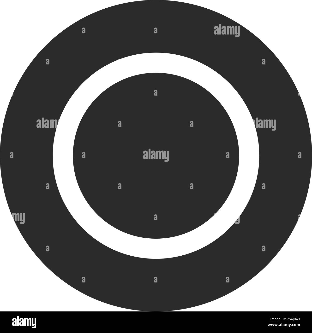 Symbol Kunststoffplatte. Einfache Illustration des Kunststoffplattenvektorsymbols für Webdesign isoliert auf weißem Hintergrund. Symbol für Kunststoffplatte, einfacher Stil Stock Vektor