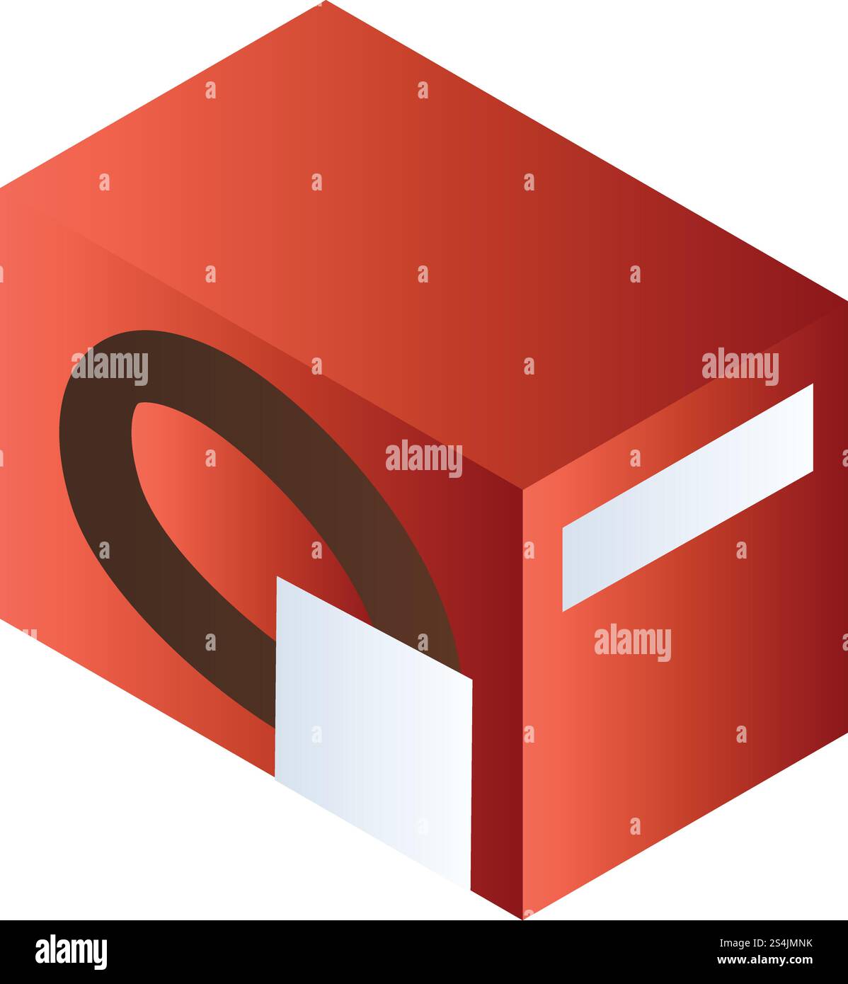 NAMENSSYMBOL. Isometrisch des NAMENSVEKTORSYMBOLS für Webdesign isoliert auf weißem Hintergrund. NAMENSSYMBOL, isometrischer Stil Stock Vektor