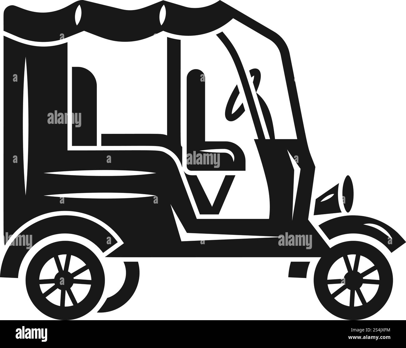 Symbol Taxi Taxi Motorrad. Einfache Illustration des Taxi Taxi Taxi Motorrad Vektor Symbol für Web Design isoliert auf weißem Hintergrund. Taxi Taxi Motorrad Ikone, einfacher Stil Stock Vektor