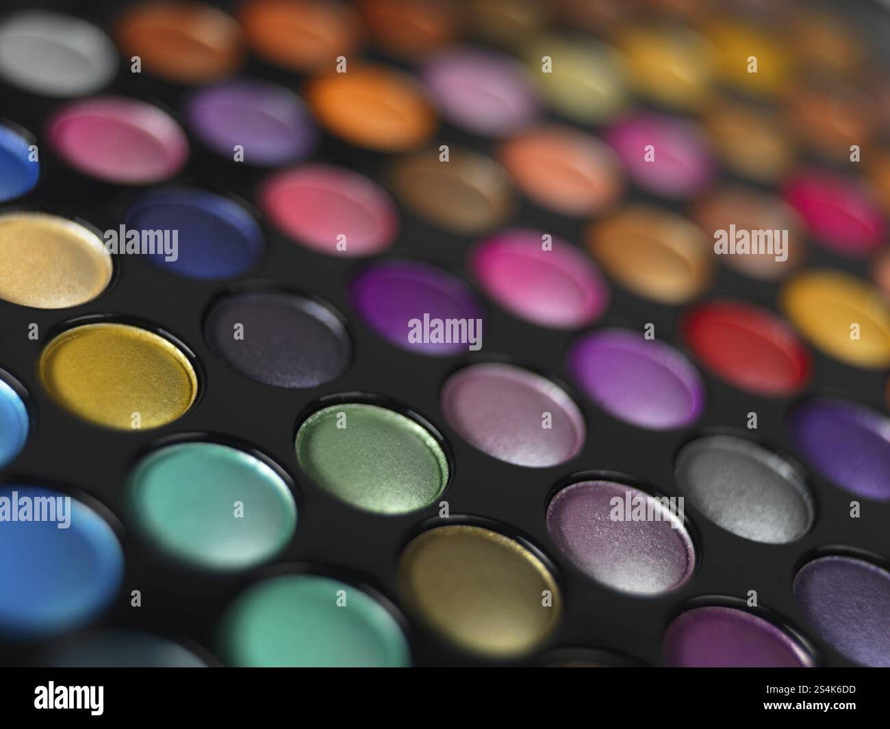 Bunten Lidschatten palette Stockfoto