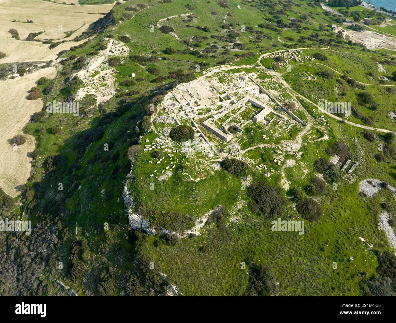 Amatus altes Stadtreich von Zypern archäologische Stätte, wo der griechische Held Theseus die schwangere Ariadne verließ, um von einheimischen Frauen besucht zu werden. Stockfoto