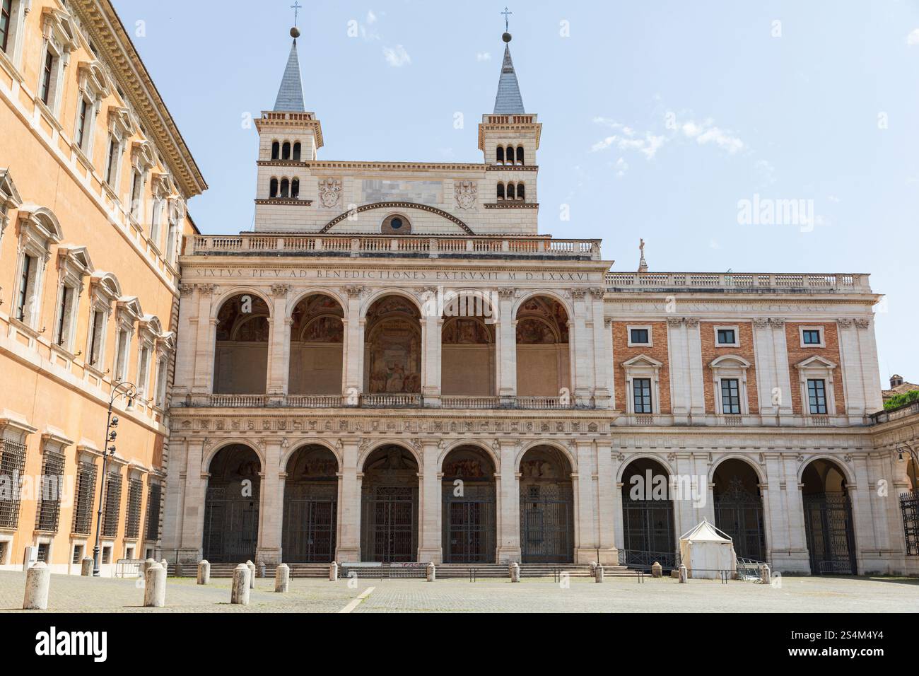 Die Archbasilika des Heiligen Johannes Lateran, Rom, Italien. Stockfoto
