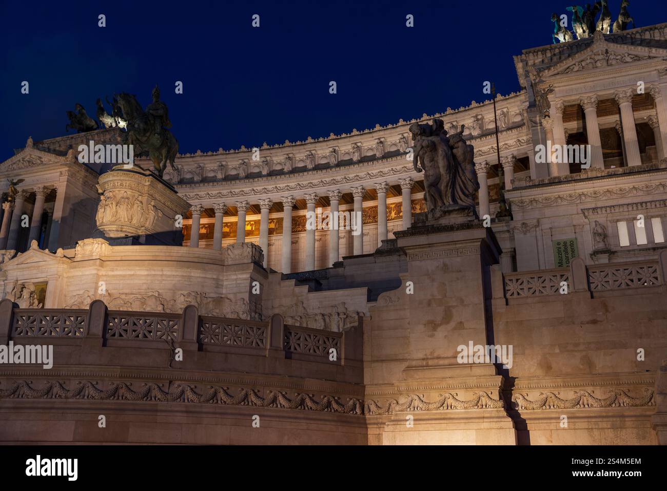 Victor Emmanuel II. Nationaldenkmal, Rom, Italien. Stockfoto