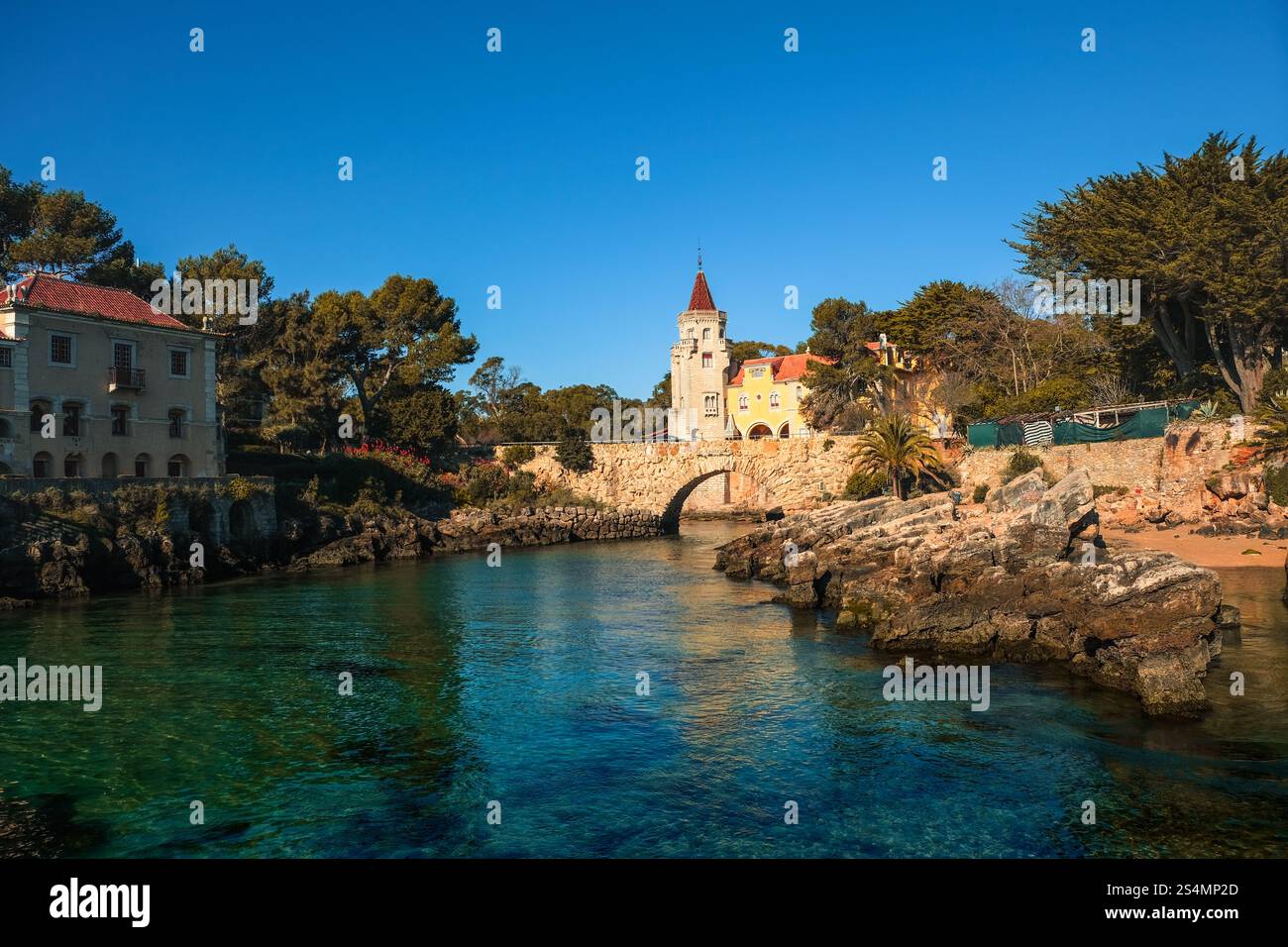 Condes de Castro Guimaraes Museum in Cascais, Portugal. Stockfoto