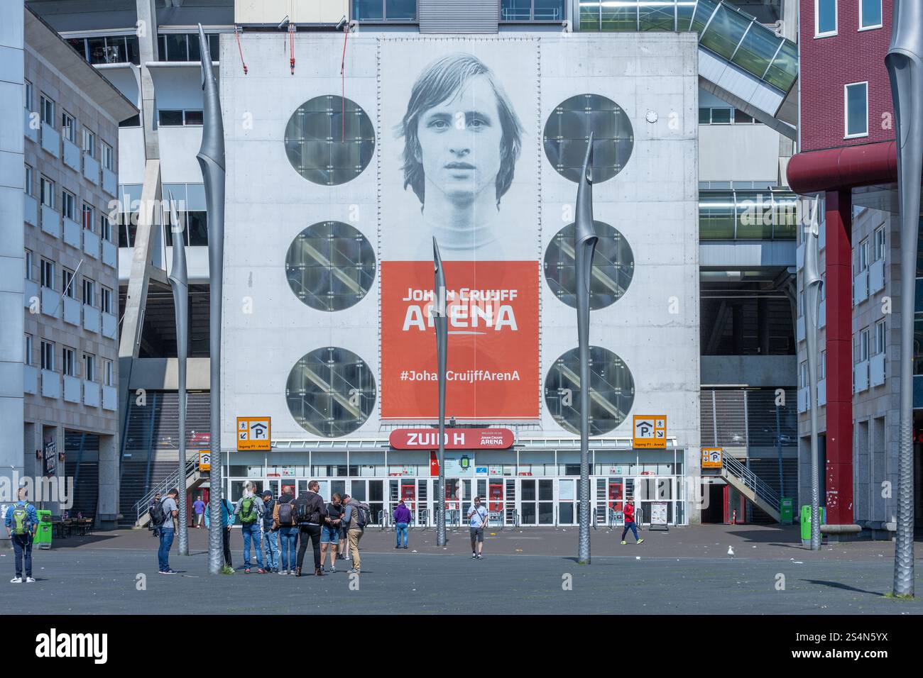 Amsterdam, Niederlande. 13. Mai 2023. Foto von Johan Cruijff in der Johan Cruijff Arena Amsterdam, dem Fußballstadion von Ajax und anderen Veranstaltungen wie Stockfoto