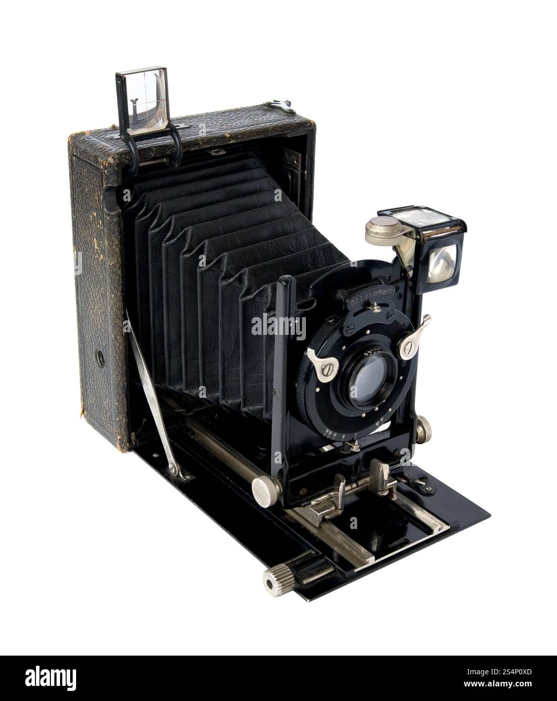 Alte alte schwarze Kamera. Alte Kamera Stockfoto