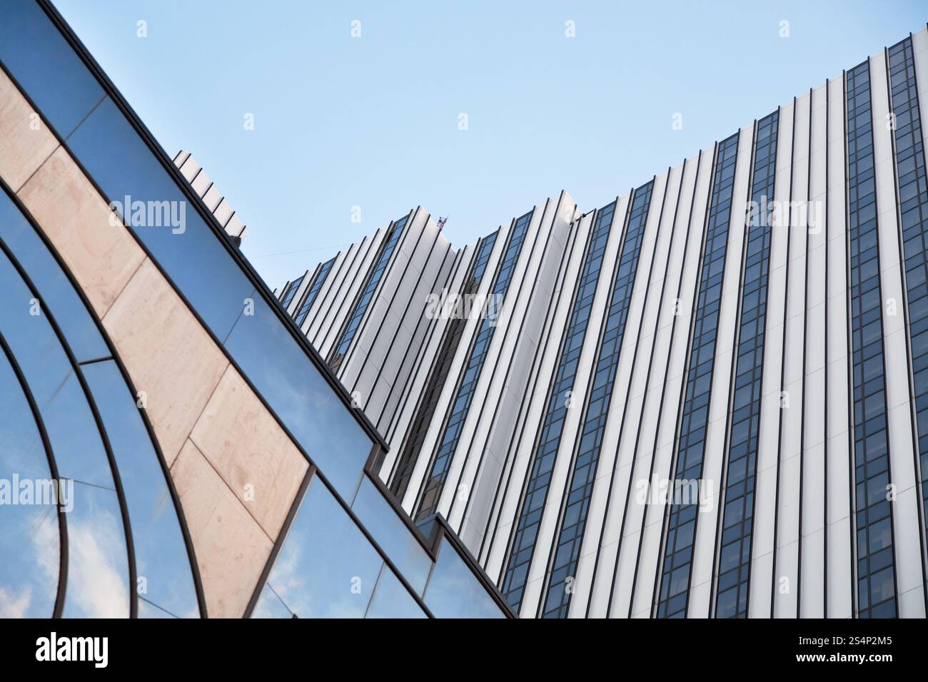 Hohes Gebäude, fragmebnt Stockfoto