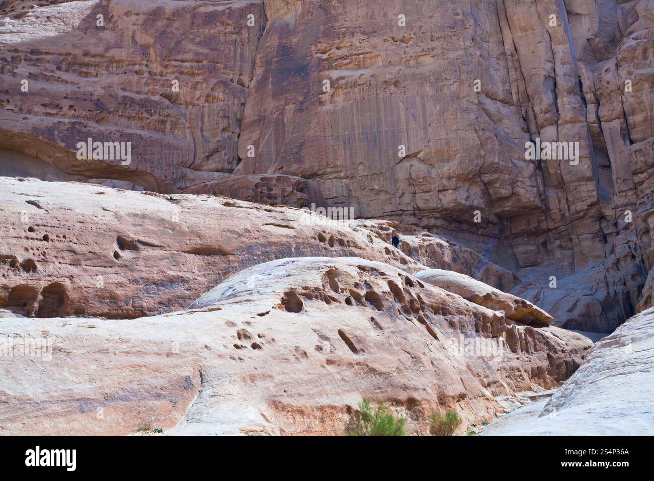 Rocks in Wadi Rum Dessert, Jordan Stockfoto