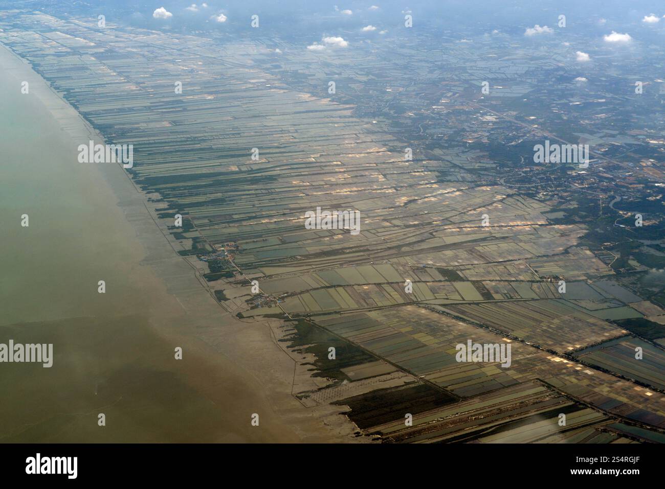 Die Landschaft in der Nähe der Stadt Bangkok in Thailand in Southeastasia. ASIEN THAILAND BANGKOK LANDSCHAFT Stockfoto