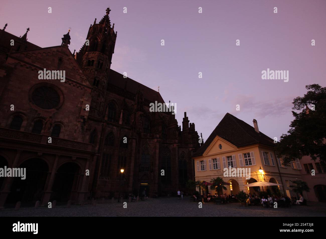 die alte Stadt von Freiburg Im Breisgau im Schwarzwald im Süden von Deutschland in Europa. Stockfoto