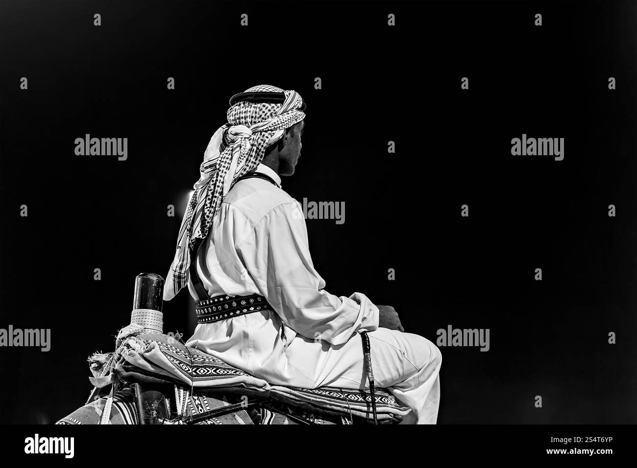 Wüstensafari Kamelreitfestival in Abqaiq Dammam Saudi-Arabien. Dieses Foto wurde im Januar 4. Jahr 2020 aufgenommen. Stockfoto