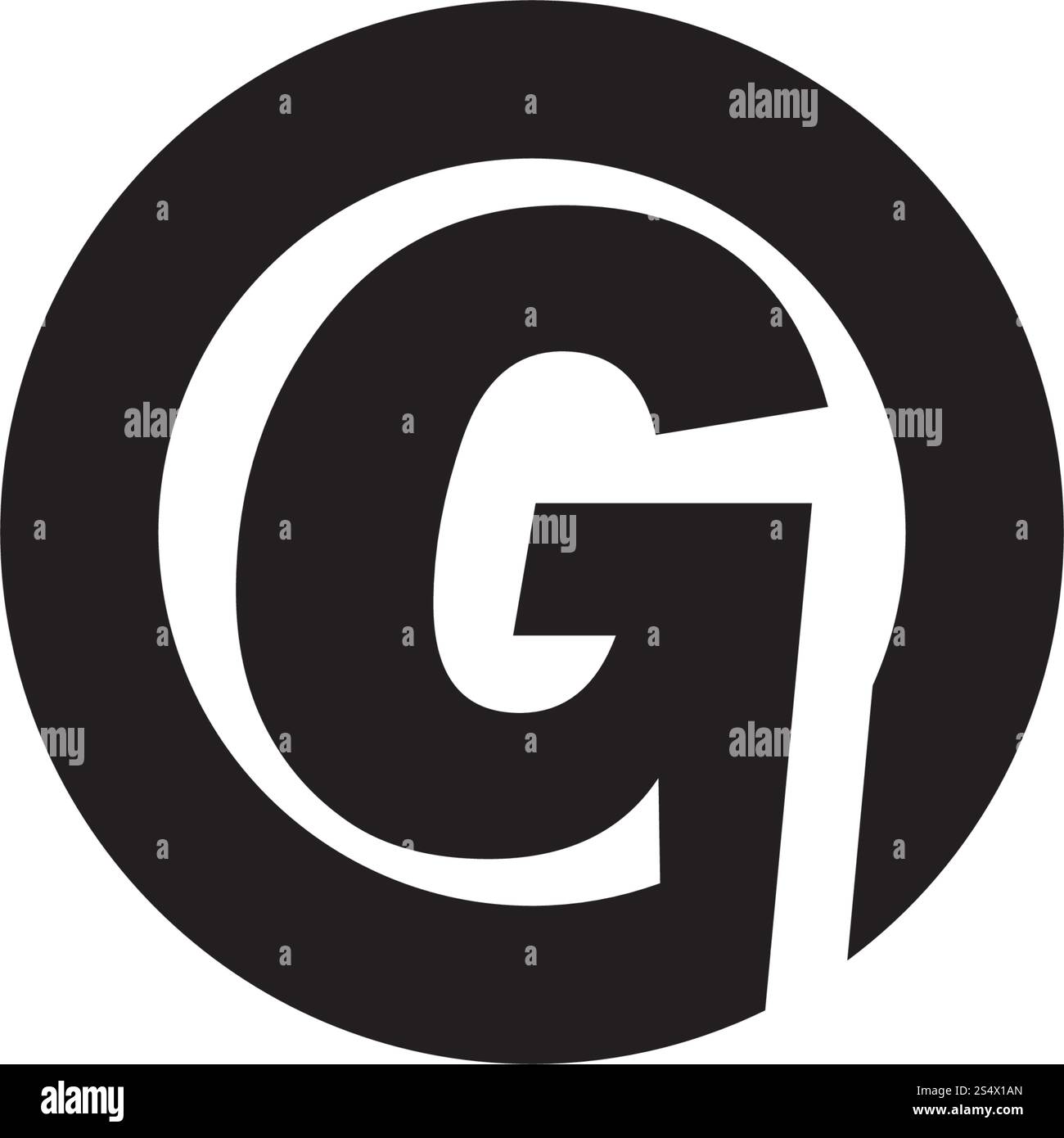G Letter Alphabet Logo Vektordesign Stock Vektor