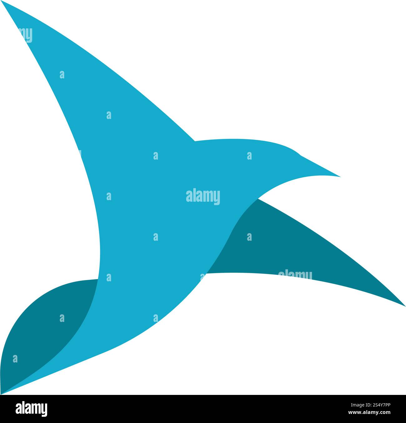 Vogelflügel Taube Logo Template Vector Illustration Stock Vektor