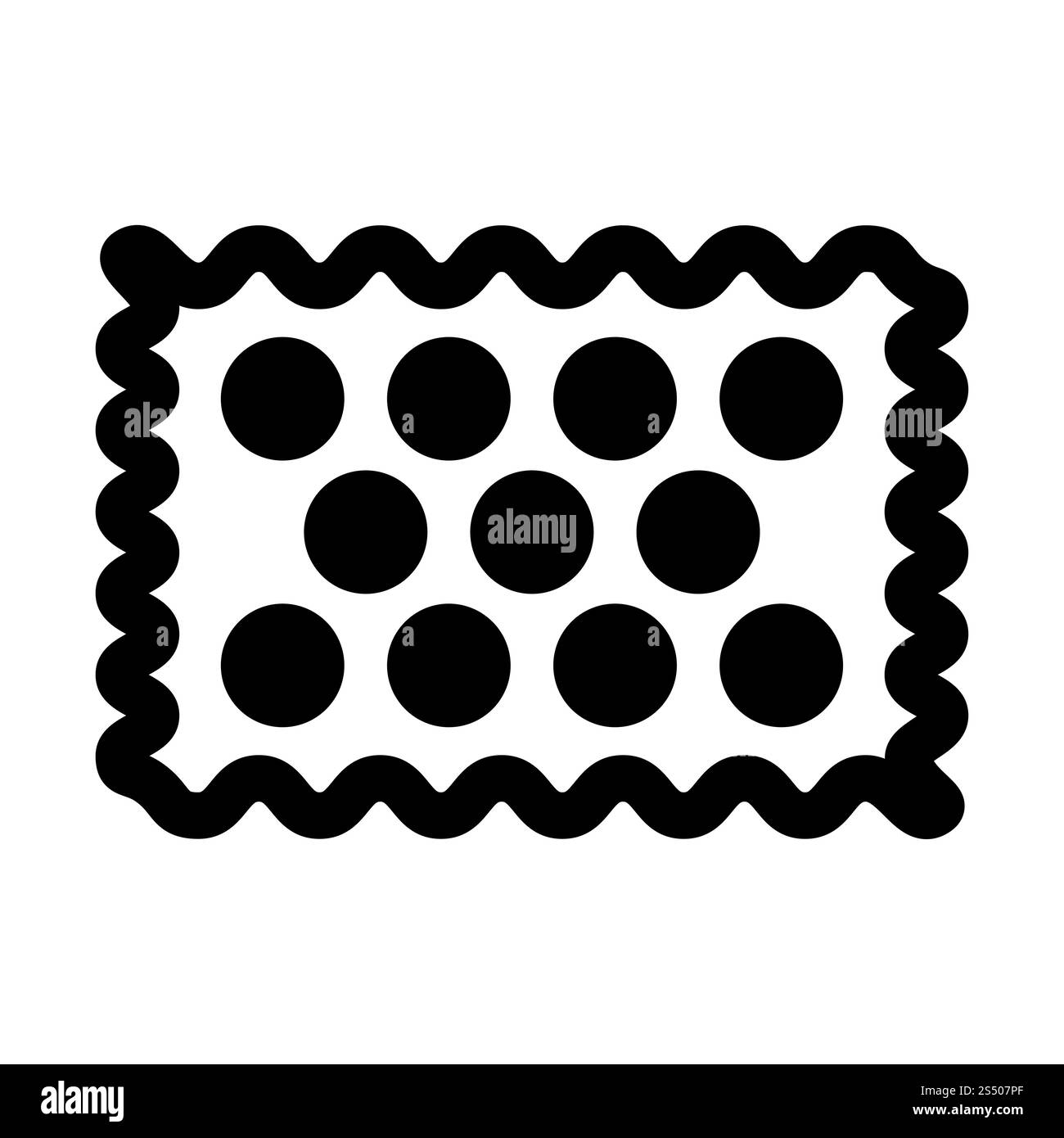 Cookie-Symbol . Stockfoto