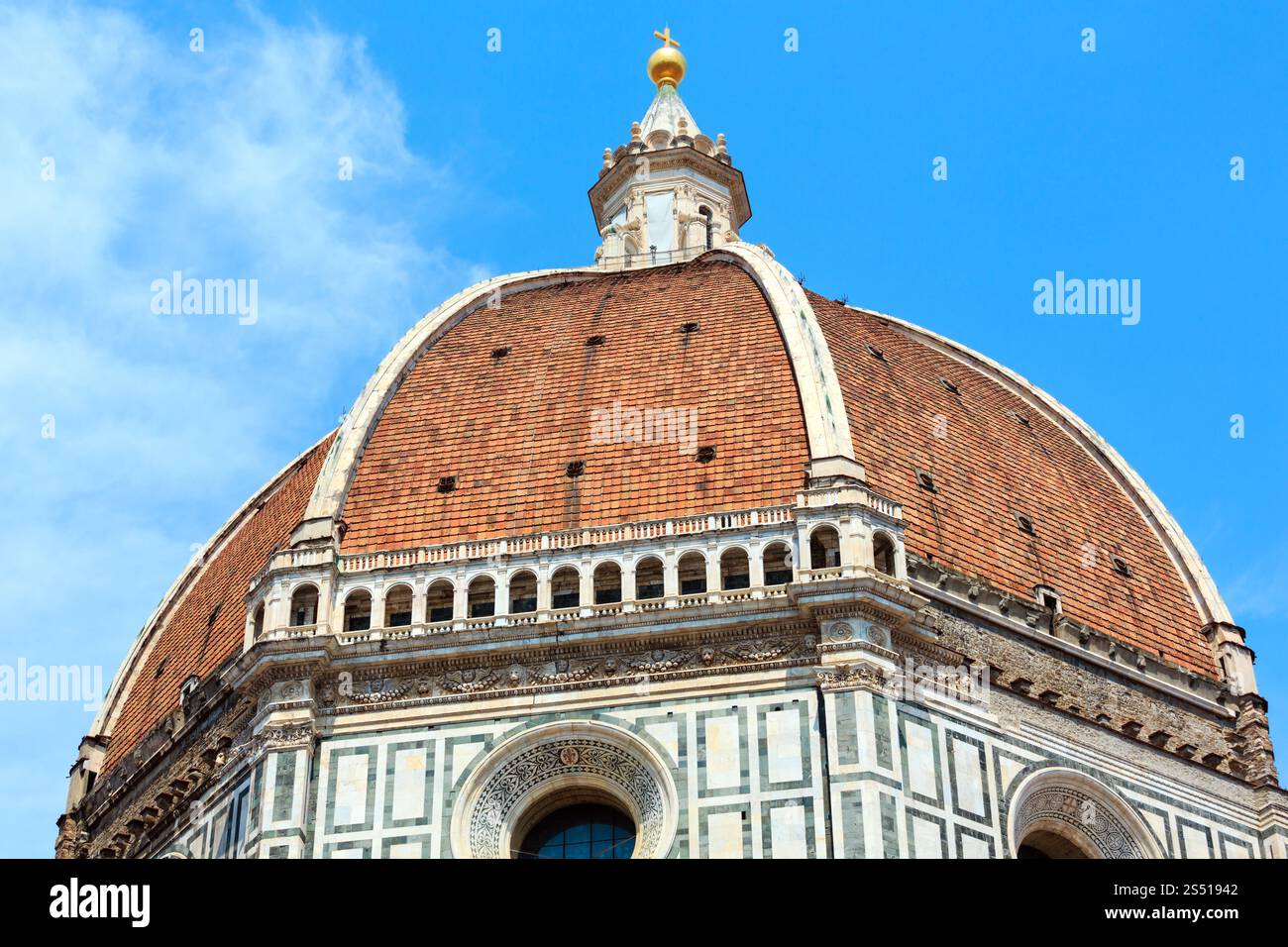 Kathedrale von Santa Maria Del Fiore (Duomo di Firenze) Kuppel. Florenz, die Hauptstadt der Region Toskana, Italien. UNESCO-Weltkulturerbe. Stockfoto