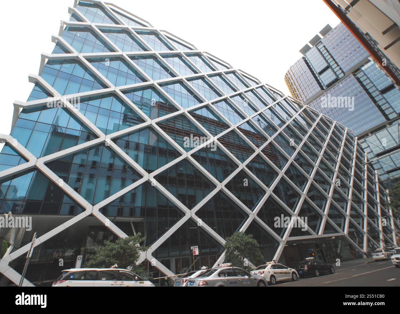 Geschäftsgebäude in der Innenstadt von Sydney in der Nähe des Hafens Stockfoto