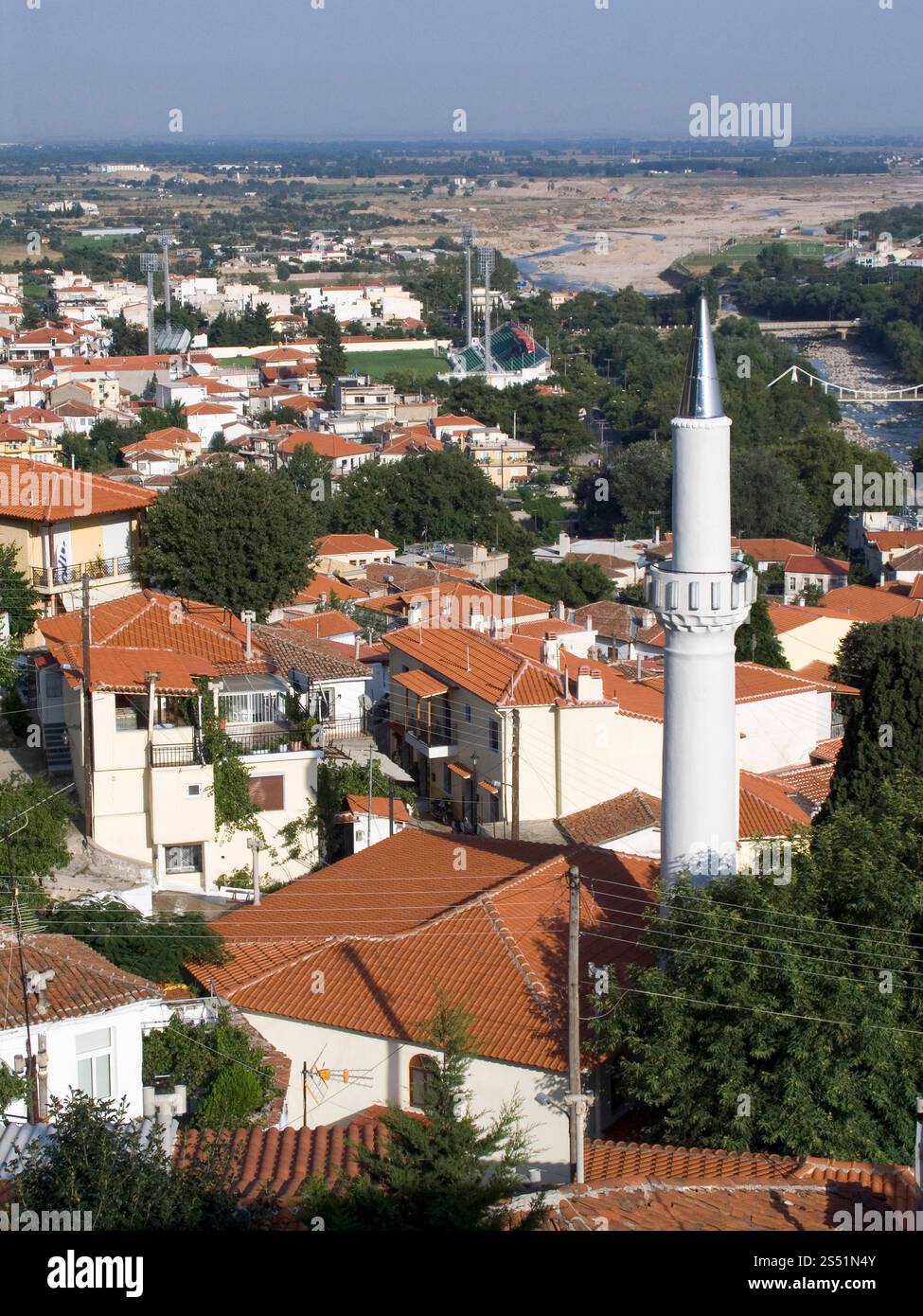 europa, griechenland, thrakien, Stadt xanthi, Altstadt, mit Moschee Stockfoto