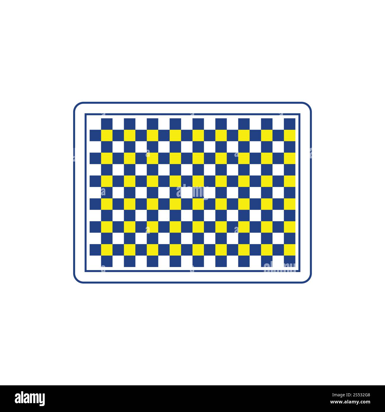 Symbol für Foto Kamera Sensor. Thin Line Design. Vector Illustration. Stockfoto