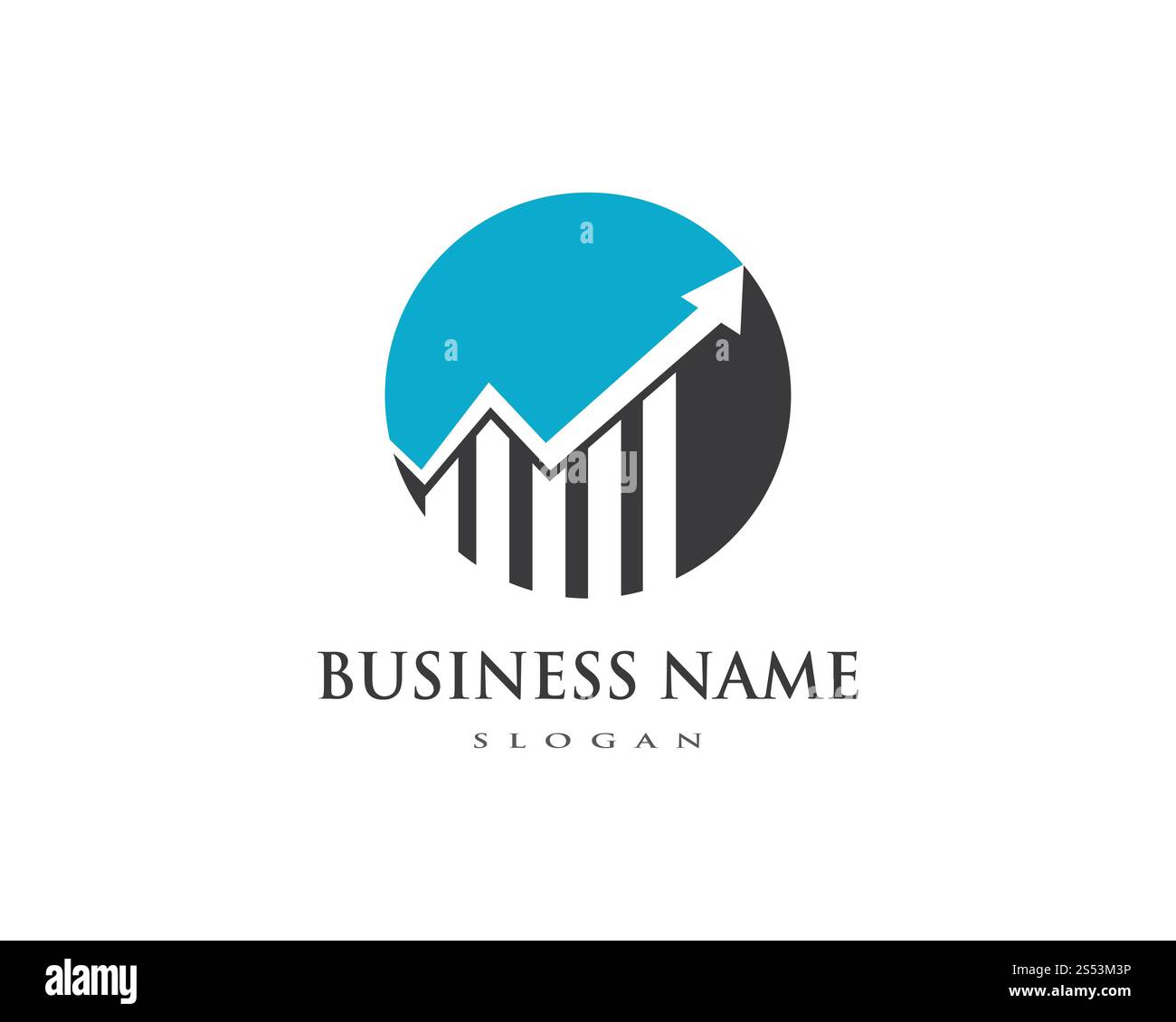 Business Finance professionelles Logo Vorlage Vektor icon Stockfoto