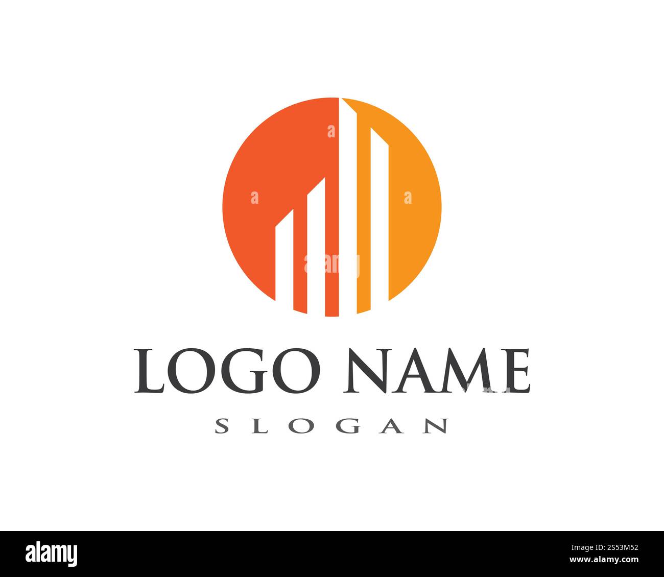 Business Finance professionelles Logo Vorlage Vektor icon Stockfoto