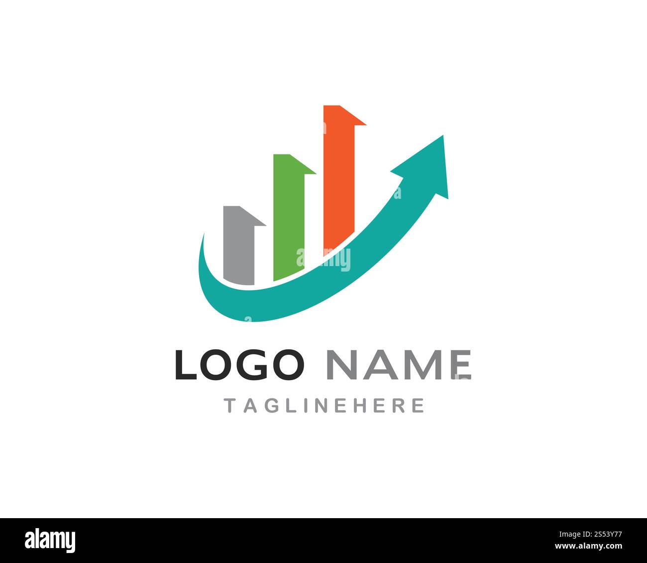 Business Finance professionelles Logo Vorlage Vektor icon Stockfoto