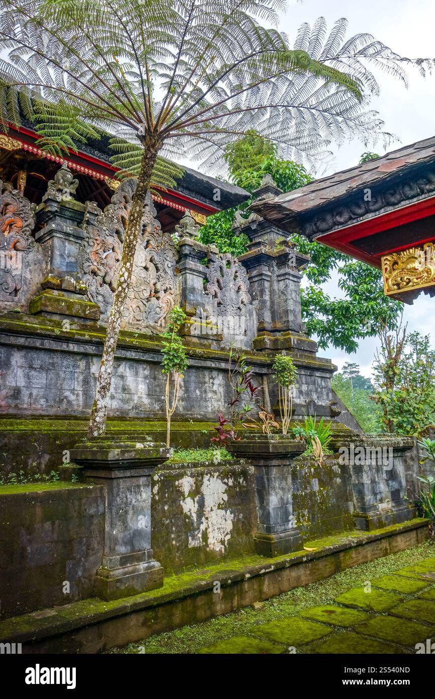 Pura Besakih Tempel Detail auf dem Berg Agung, Bali, Indonesien. Pura Besakih Tempel Detail, Bali, Indonesien Stockfoto