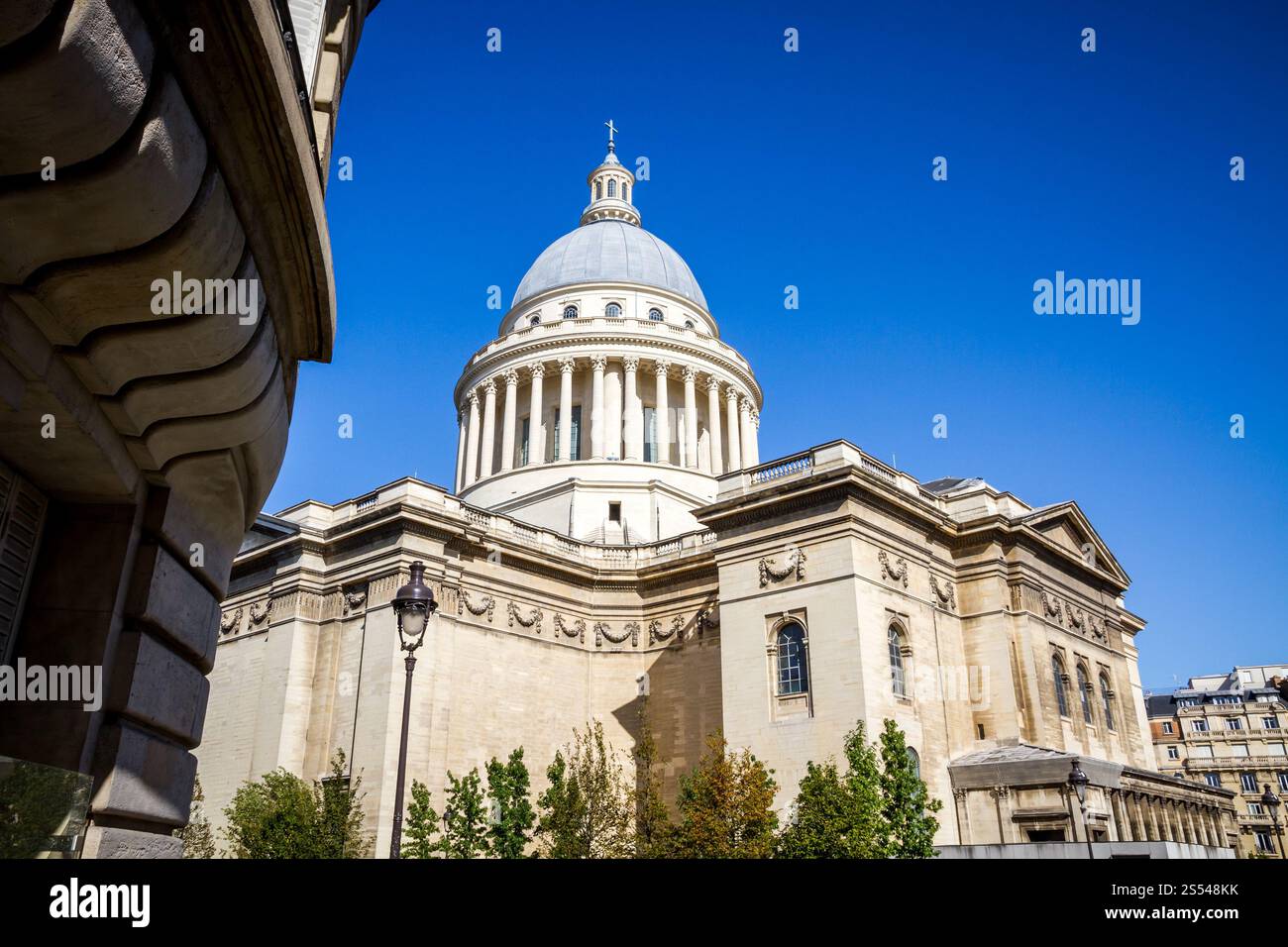 Das Pantheon, berühmtes Denkmal in Paris, Frankreich. Das Pantheon, Paris, Frankreich Stockfoto